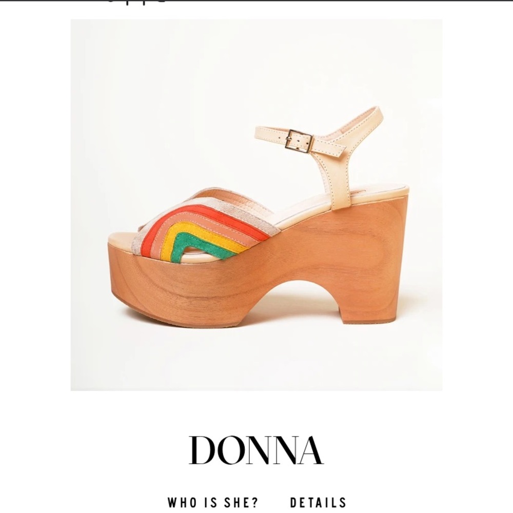 Charlotte Stone Donna Rainbow Platforms